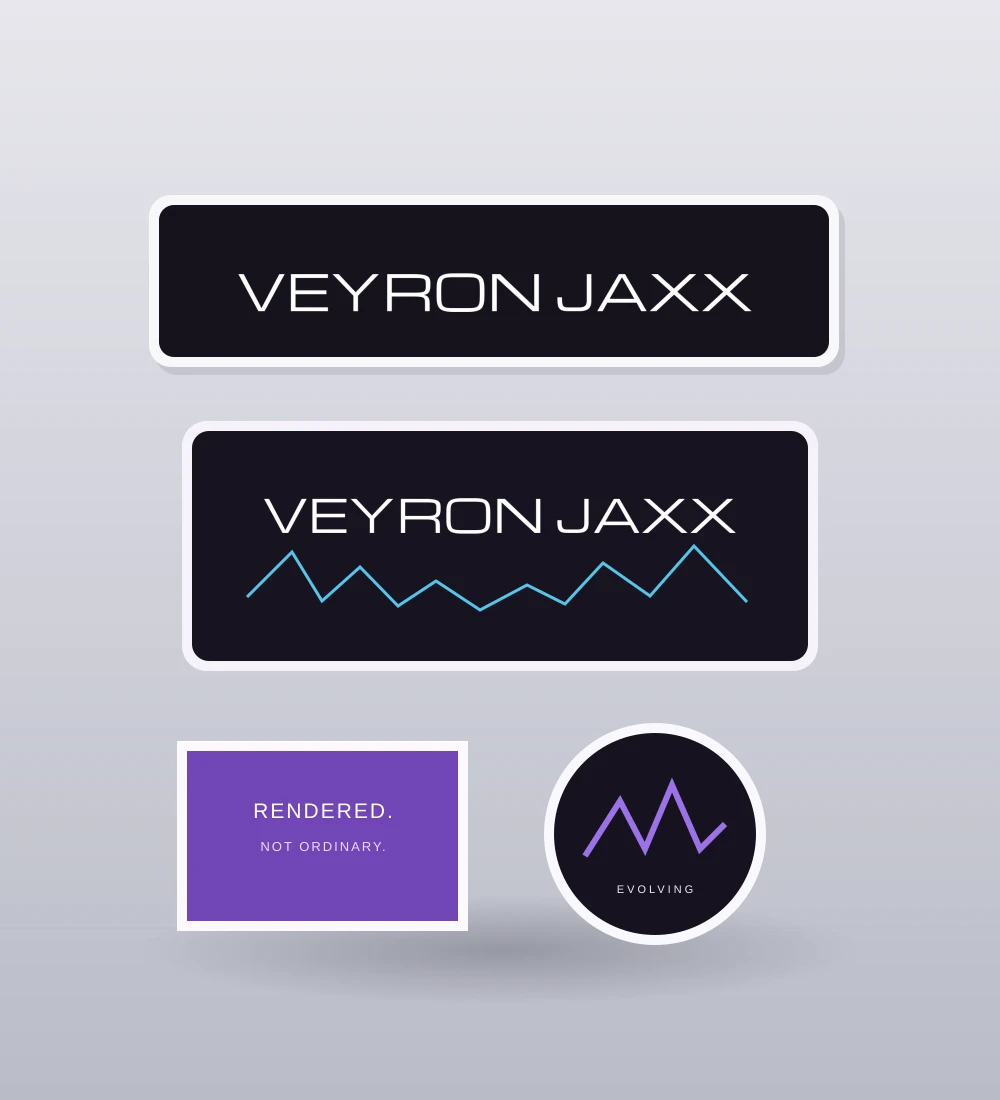 Rendered Sticker Set design illustration